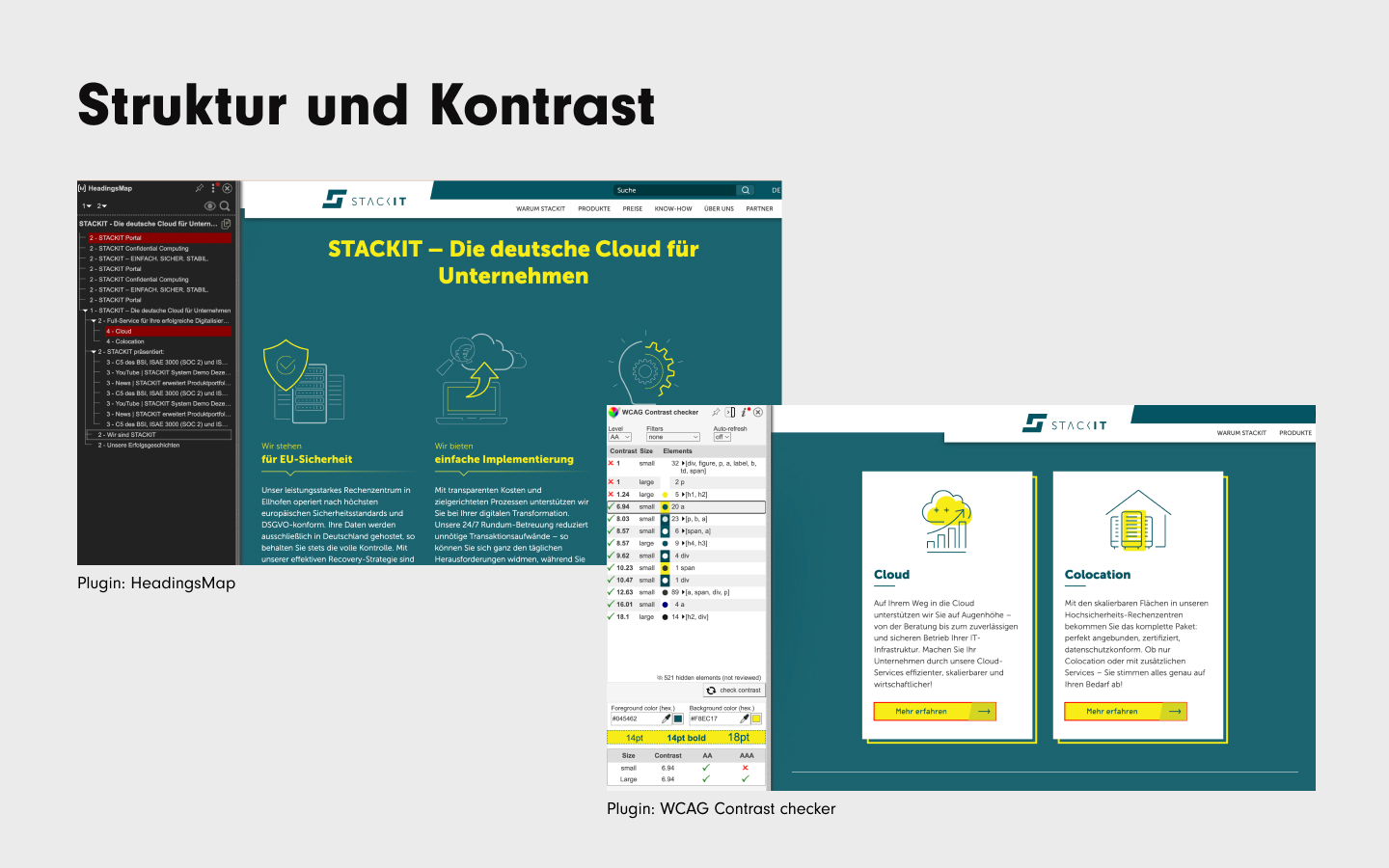 Website-Analyse-Stackit